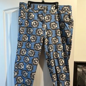 Lane Bryant printed capri trousers